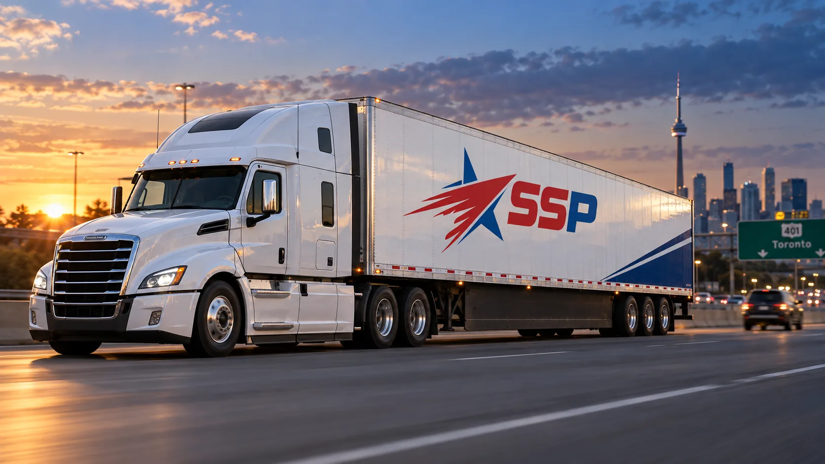 Dry van trucking in Toronto