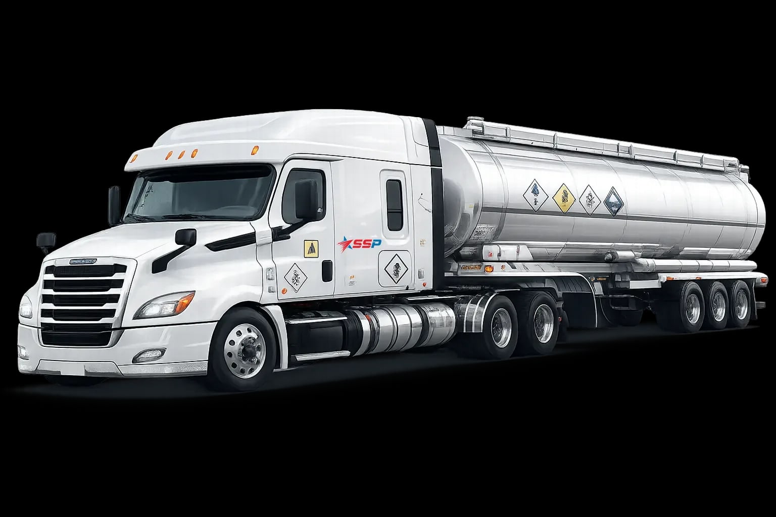 Hazmat-regulated freight transport and compliance-ready equipment