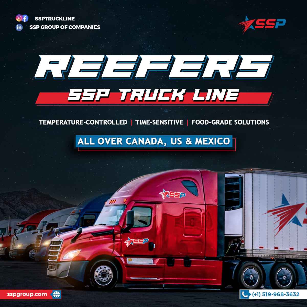 SSP Reefers Lead in Cross-Border Cold Chain Delivery with FAST-Approved Drivers